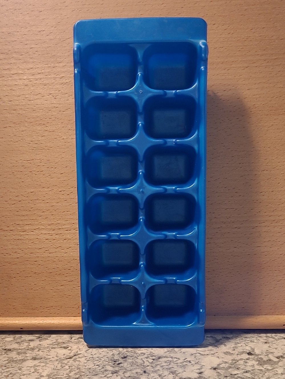 Vintage Blue Ice Cube Tray - Flexible Kitchen Ice Molds